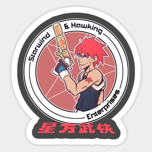 Starwind and Hawking Enterprises Sticker